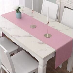 DUALIFE Spring Table Runner 14x72 inch Pink New